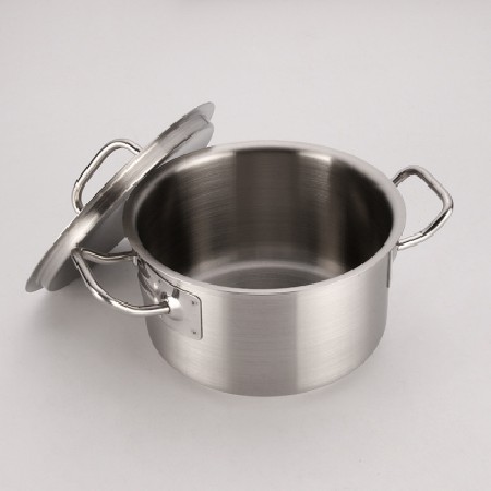 Stainless steel compound bottom high body juice pot 2